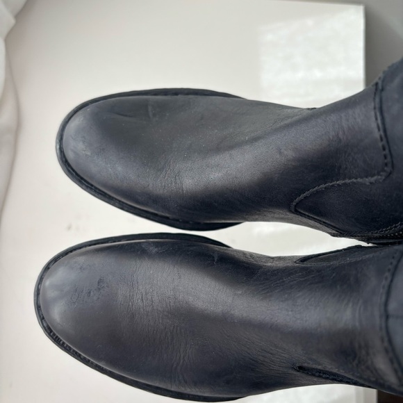 NEW Born Shaunie Leather Knee High Tall Riding Boots, Black 6 US Wide - Picture 7 of 9